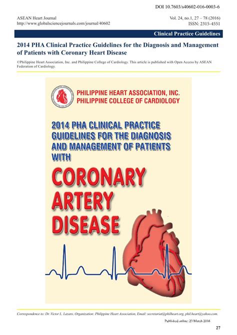 ecg result validity period philippines|2014 PHA Clinical Practice Guidelines for the Diagnosis and .